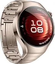 [HUAWEI] Watch 5, 42mm Smartwatch, Multi-Sensing X-TAP, Health MOT, Real-Time Fingertip Blood Oxygen, up to 7 Days Battery Life, eSIM, 904L Stainless Steel, iOS & Android, Gold
