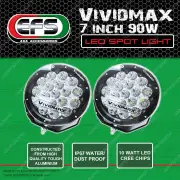 EFS Vividmax 7 inch 90W Auminium Led Spot Light IP67 Water Dust Proof