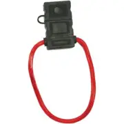 1 - Maxi 8-Gauge Fuse Holder with Cover (Single), Maxi fuse holder, 8 gauge