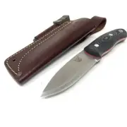 Mk II TBS Lynx Bushcraft Knife - Firesteel Edition - Black Micarta