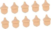 HOODANCOS Natural Wood DIY Acorn Toys Hand-Painted Wooden Acorns Creative Doodle Crafts for Boys and Girls Adults
