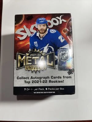 2022 Upper Deck Skybox Metal Universe Hockey Topps NHL Blaster Box Sealed