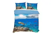 3D Bedding Sheet Sunshine Boat 009 Quilt Cover Set Bedding Set Pillowcases 3D Duvet cover