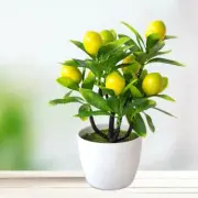 Artificial Lemon Tree 18cm*24cm Potted Flowers for indoor outdoor decoration