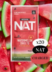 Pruvit Keto OS NAT Ketones Watermelon Sweets Charged 20 pack Exp 2/26
