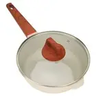 (with Lid 24cm/9.4in)Maifan Stone Frying Pan Professional Prevents Stick VA