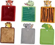 Garende 6 Pieces Sensory Mats Animal Textured Sensory Panel for Boys Girls Activity