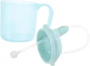 EXHUMKY Safe Drinking Cup for Elderly Spill Proof Sippy Cup Straw for Disabled Seniors Postpartum Portable Nursing