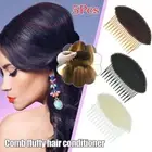Plastic/Resin Sponge Clips White/Black/Brown Hair Volume Combs Forehead