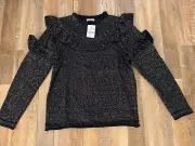 J Crew Crewcuts Sparkle Knit Sweater Tops Size 14 New With Tag