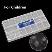 64 Pcs Dental Transparent Crowns Deciduous For Kids Matrices Matrix Upper/Lower