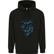 Demon Skull Devil Satan Grim Reaper Gothic Childrens Kids Hoodie