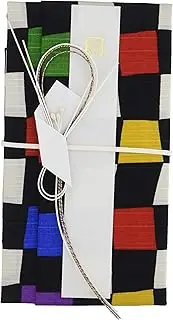Handkerchief Celebration Bag "Heart Bag" Checker Black