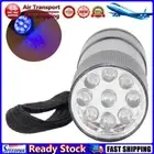 LF# 9 LED Mini UV Ultra Violet Flashlight Blacklight Torch Light Lamp (1pc)