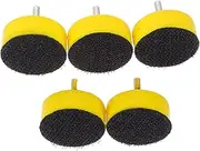 BESTYASH 5pcs Grinding Disc Grinder Sanding Discs Grinder Disc Handheld Sanding Disc Convenient Sanding Discs Handheld Sandpaper Holder Polishing Wheel Sander Polish Stainless Steel Yellow