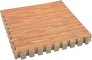 VidaXL Floor Mats 6 pcs Wood Grain 2.16 ㎡ EVA Foam