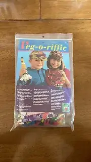 Discovery Toys Peg-o-riffic Vintage HTF Building STEM Crafts.