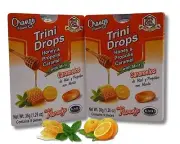 Caramelos de propoleo-menta & Naranja, Paquete de 2 (9 piezas cada cartea) La Ti