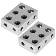 Matched Pairs Ultra Precision 1-2-3 123 Block Set 11 Holes 0.0001" NEW