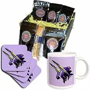 3dRose cgb_551_1 Blue Angels Featuring-Coffee Gift Basket, Multicolor