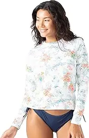 [Roxy] Women's Rashguard – UPF 50, Surf, Hiking, Beach Volley, Yoga, Quick-Dry Swim Shirt