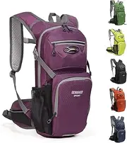 LEMUVLT Hiking Daypack Backpack 10L Capacity, Many Compartments,Lightweight & Durable - Ideal as Hydration Backpack for Hiking, Running, MTB Cycling - Bladder NOT Included