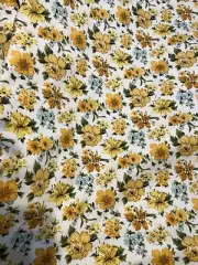Waverly EAST BAY Floral Home Decor Drapery Upholstery Fabric BTY Yellow Blue