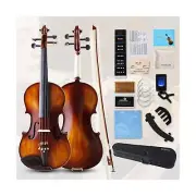 Violin 4/4 Full Set,Beginner Violin for Adults,Kids,Students,4/4 Violin with ...