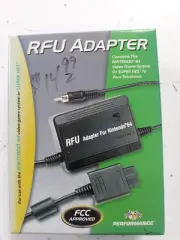 RFU adapter Nintendo 64 or Super NES...NEW in box