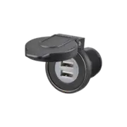 Narva 12-24V Heavy-Duty Dual USB Socket with Magnetic Dust Cover