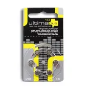 Hearing Aid Battery Box Size 10 Batteries 60 Pcs