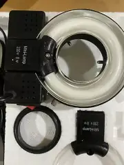 New Microscope Ring Light & Adapter, Mini-Lamp in Original Packaging