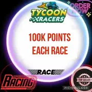 POD RACERS Tycoon Racers ⚡️ FULL CARRY⚡️( 1 Slot 100K Points Each Racers )