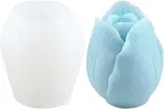 Flower Candle Mold, 2 Pieces Silicone Aromatherapy Mold, Flexible and Easy-Release, Fondant & Gum Paste, Perfect for Cake and Dessert Decorations, Multi-Use Molds