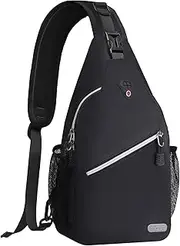 [MOSISO] Sling Backpack, Polyester Multipurpose Crossbody Shoulder Bag Travel Hiking Daypack