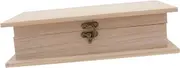 OHPHCALL Wooden File Storage Box Document Organizer Lid Filing Storage Containers