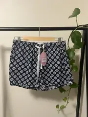 PETER ALEXANDER - Womens Shorts PJ Pyjamas - Blue - Size S - BNWT -RRP $49.95