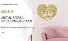 Metal Heart Wall Decor Gold Tree of Life Wall Decoration Creative Tree in CaSPs