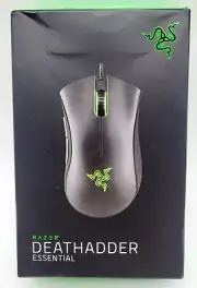 Razer Deathadder Essential Classic Wired Gaming Mouse - Black - Brand New