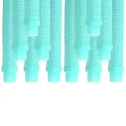 Puri Tech Pool Cleaner Vac Hose Kreepy Krauly Barracuda 1.5in x 48ft Aqua 12 Pk