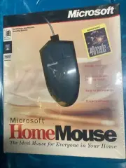 Vintage NEW Microsoft Home Mouse 9-Pin Serial Port Sealed In Box W/ Disk