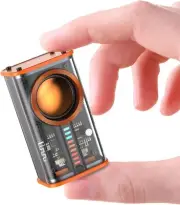 Transparent Wireless Bluetooth Speaker Portable Mini with LED Orange