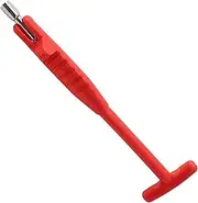 Valve Core Remover - Metal Red Valve Core Wrench Tool, Tire Stem Valves Installer, Tyre Valve Key, Tyre Valve Extraction Tool, Multifunctional Wrench Tool Efficient Valve Stem Remover Tool For