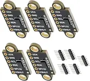 VL53L0X VL53L1X Laser Distance Sensor, VL53L1X V2 Time-of-Flight Distance Measuring Sensor Module I2C IIC Compatible with Arduino, for Drones, Robots (Pack of 5)