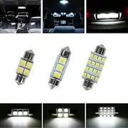 28pcs For Dome License Plate Lamp Accessories Car Interior LED Light Bulbs Kit