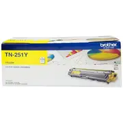 Brother TN 251 Toner Cartridge Yellow