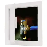 Access Door 6" X 9" Plastic Access Panel Removeable/Reversable Door with Frame