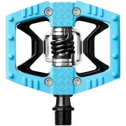 Double Shot 2 Pedals - Single Side Clipless w/Platform, 9/16", Blue/Black 16077
