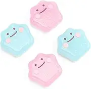 Yocore Pink Blue PS5 Thumb Grip Caps,Soft Silicone Thumb Grips,Analog Stick Caps Soft Silicone Joystick Caps for Switch Pro/ PS4 / PS5,4 Pcs