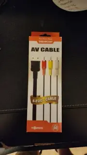Dreamcast AV RCA Cable For Sega Dreamcast Brand New
